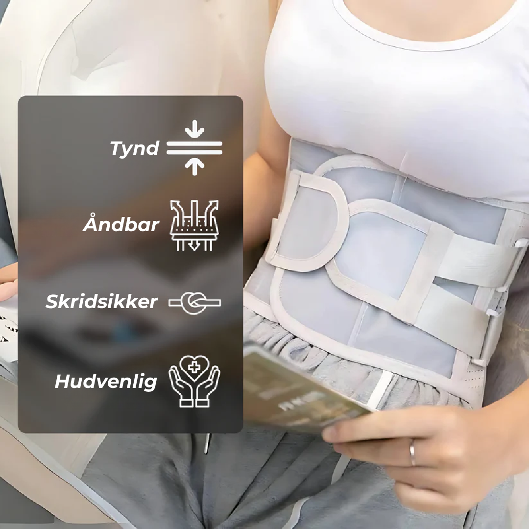 FlexiRelief Pro™ | Opnå smertelindring og genopret din kropsholdning – din løsning mod lændesmerter og iskias!