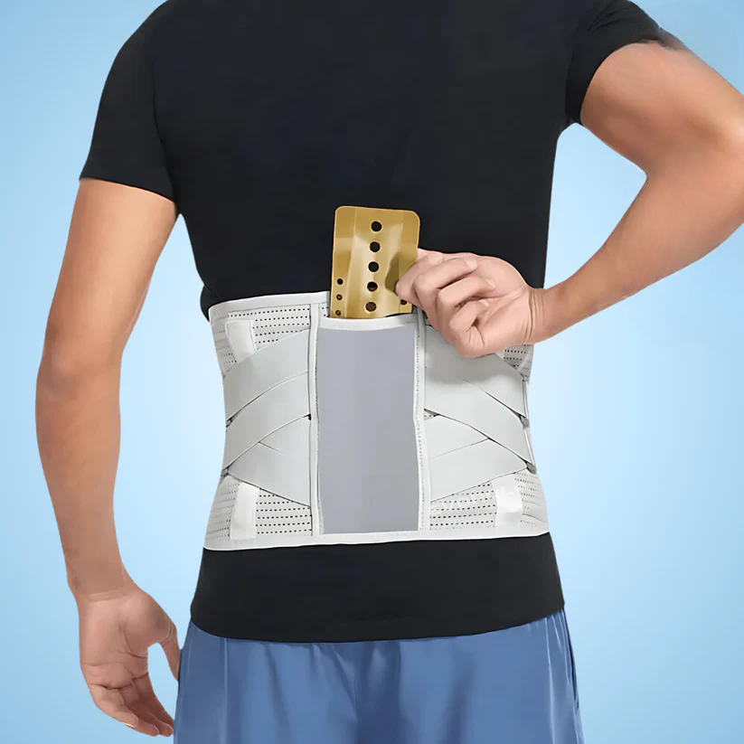 FlexiRelief Pro™ | Opnå smertelindring og genopret din kropsholdning – din løsning mod lændesmerter og iskias!