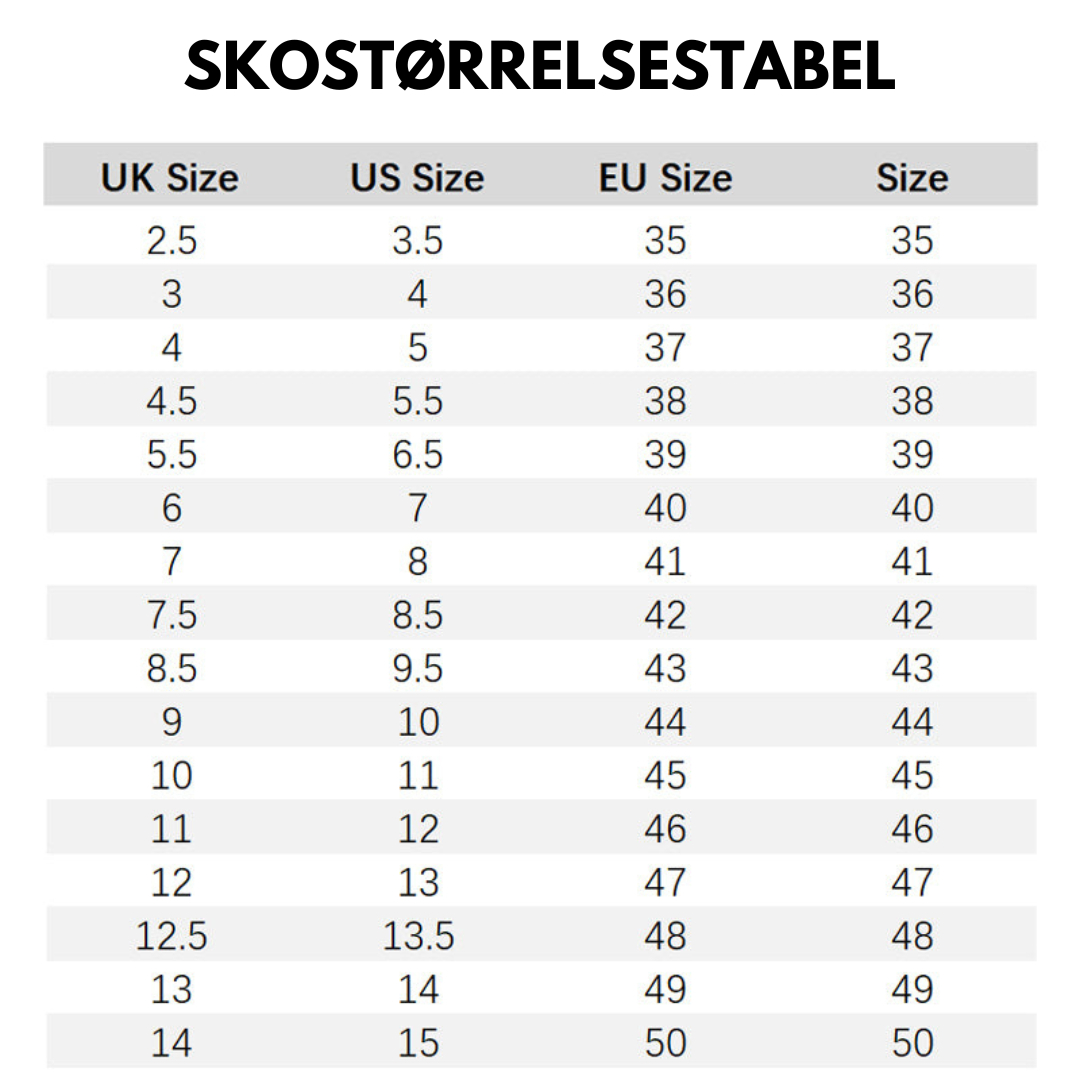 OrtoSole™ - Komfortabel støtte til dine fødder hele dagen
