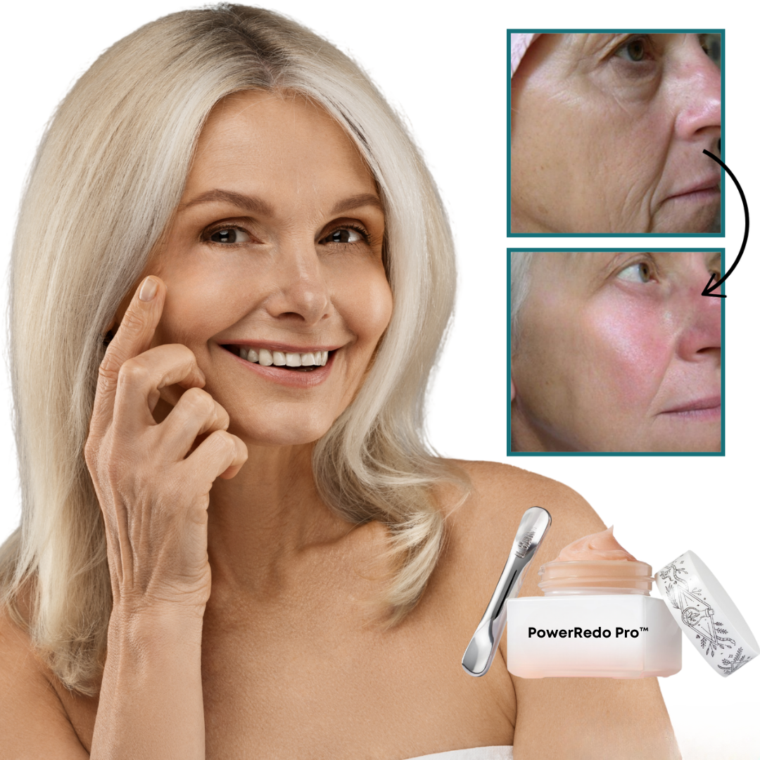 PowerRedo Pro™ | Anti-Aging Creme | Fjerner Rynker & Fine Linjer Med Det Samme!