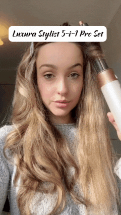 PureLuxe Stylist™ 5-i-1 Pro Set -  Holder dit hår sundt, glansfuldt og stylet til perfektion!