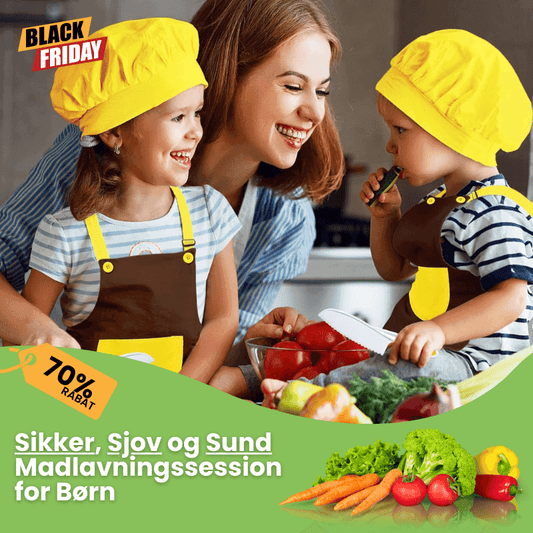 JuniorKok™ - Sikkert Køkkensæt til Børn
