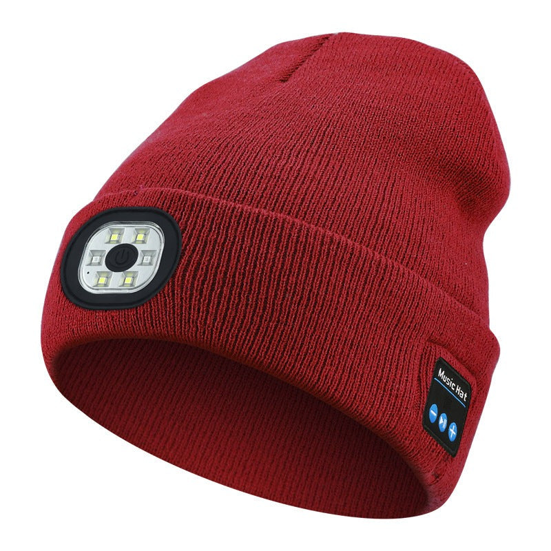 Aether™ MultiBeanie - Multifunktionelt LED-lys og varm Bluetooth-kasket