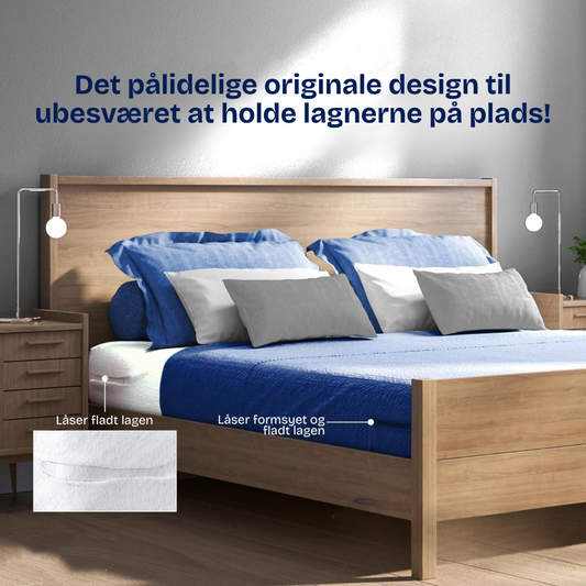 Lagenstrammer – sæt med 4 | Ingen flere løse lagner – én løsning, der virker!