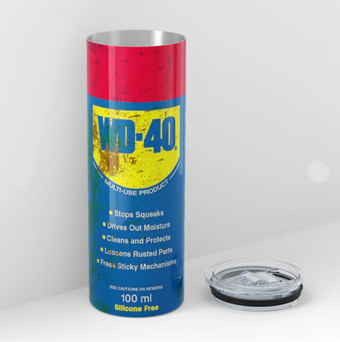 DirtyMug - WD-40-inspireret Dirty Mug i rustfrit stål