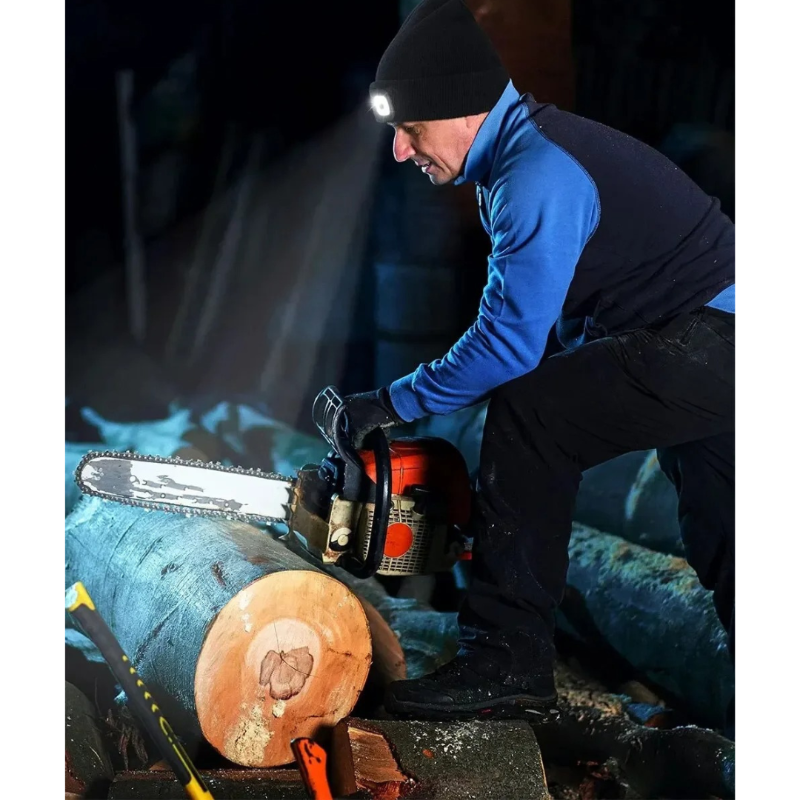 Aether™ MultiBeanie - Multifunktionelt LED-lys og varm Bluetooth-kasket