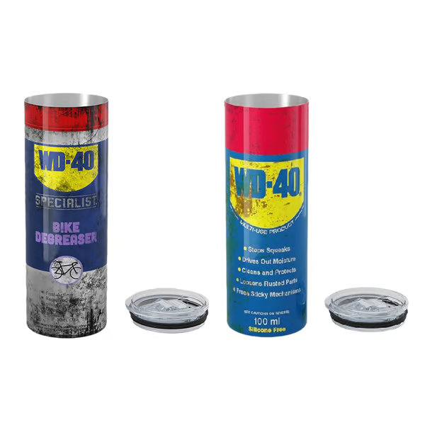 DirtyMug - WD-40-inspireret Dirty Mug i rustfrit stål