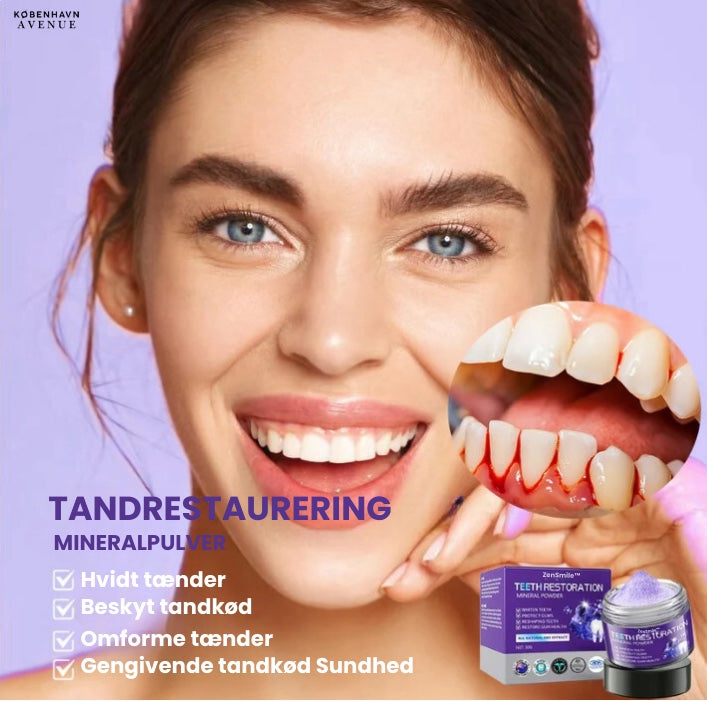 ZenSmile™  - Restaurer dine tænder, frisk ånde, stærkere tandkød – alt i én scoop!