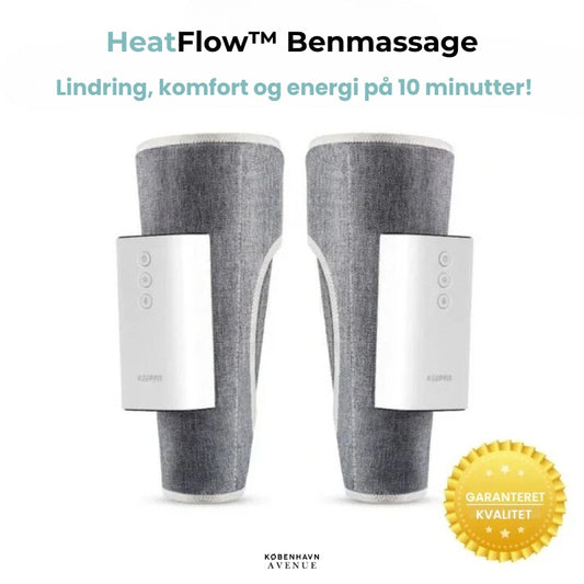 HeatFlow™ Benmassage – Lindring, komfort og energi på 10 minutter!
