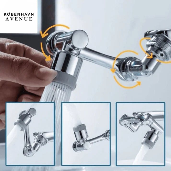 HydroFlow 1080° |  Sig farvel til stive vandhaner – nyd en glidende, nem rotation!