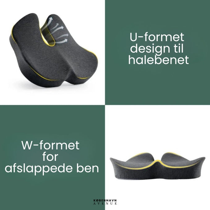 SiddKomfort™ | Sig farvel til ubehag – oplev smertefri siddestilling, når som helst, hvor som helst!