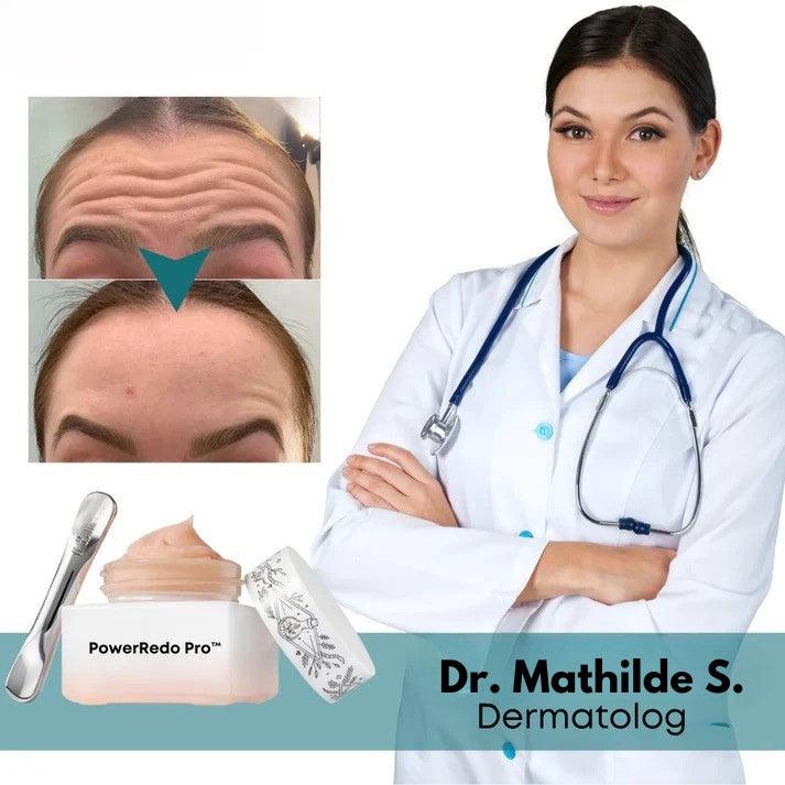 PowerRedo Pro™ | Anti-Aging Creme | Fjerner Rynker & Fine Linjer Med Det Samme!