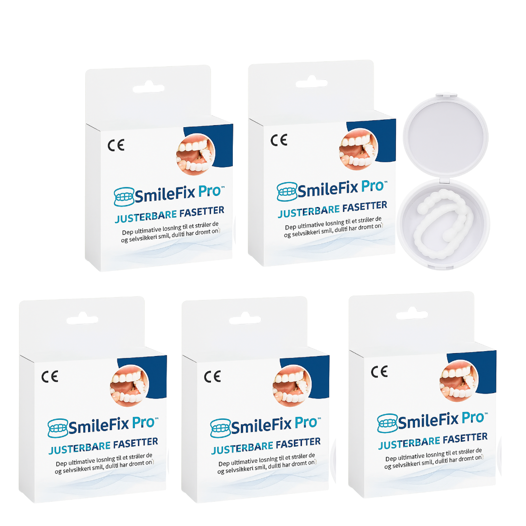 SmileFix Pro™ Tandfacader | Få flotte, hvide tænder på bare 60 sekunder!