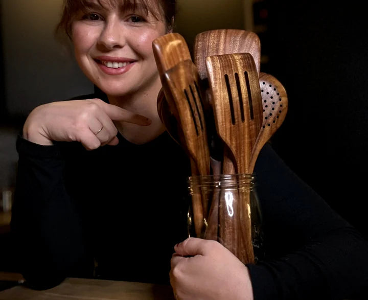 TeakNatur Redskaber™ - Sig Farvel Til Plastikkemikalier! (SÆT)