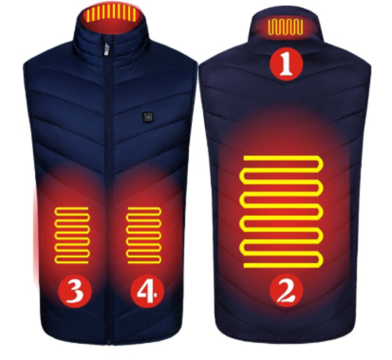 Nordvärme™ BodyWarmer - Fryser du? Ta med värmen överallt med vår uppvärmda väst!