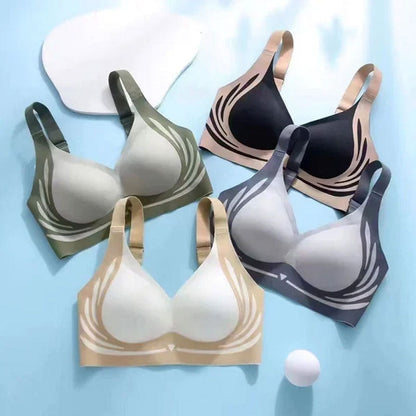 2+1 GRATIS | Trådløs Push-Up BH – Øg Støtte, Komfort og Selvtillid!