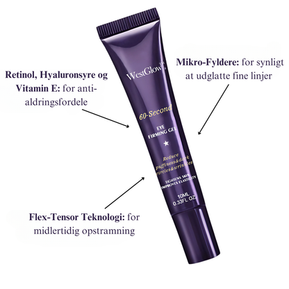 WestGlow Pro™ | Få øjeblikkelige, løftede og friske øjne på kun 60 sekunder—uden operation, uden besvær, kun resultater!