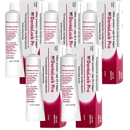 Dentalock Pro™ | Spis, drik og tal frit hele dagen! Sikker pasform til dine gebis uden at bekymre dig om forskydninger!
