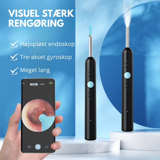 EarCam Pro™ | Se og rengør med præcision, fremtidens nemme ørepleje!
