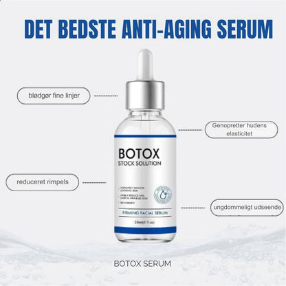 GlowLift™ | Fjern rynker og få en strålende, ungdommelig hud med vores Botox-ansigtsserum – stimulerer cellefornyelse og vender alderen uden nåle