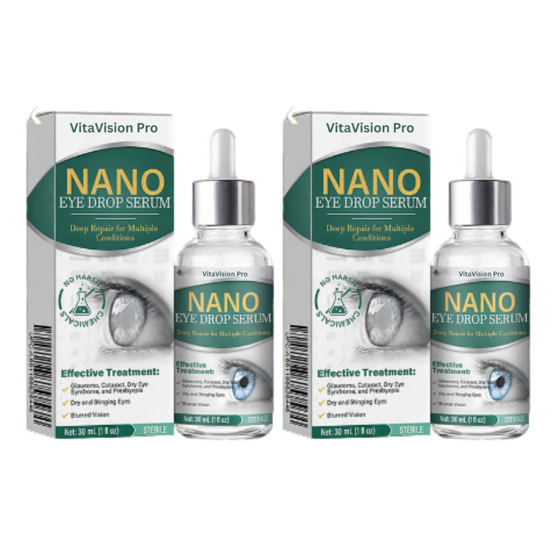 VitaVision Pro™ Nano Øjendråber – forbedrer sløret syn med 92 % på 48 timer