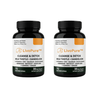 LivoPure™ | Fjern op til 95% af giftstofferne og genskab din levers sundhed på kun 1 uge!