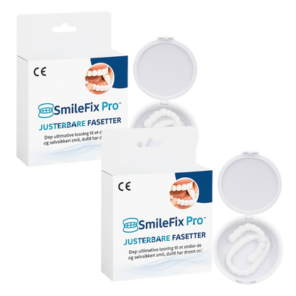 SmileFix Pro™ Tandfacader | Få flotte, hvide tænder på bare 60 sekunder!