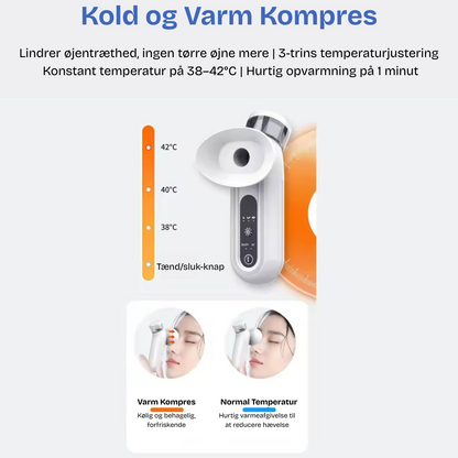 DampSyn Pro™ | Slip for tørre øjne med damp – hurtig, blid og effektiv lindring!