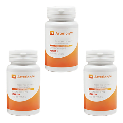Arterion™ Straksvirkende hjerte- og kar-kapsler | Renser 93 % af pulsårerne på 3 dage!