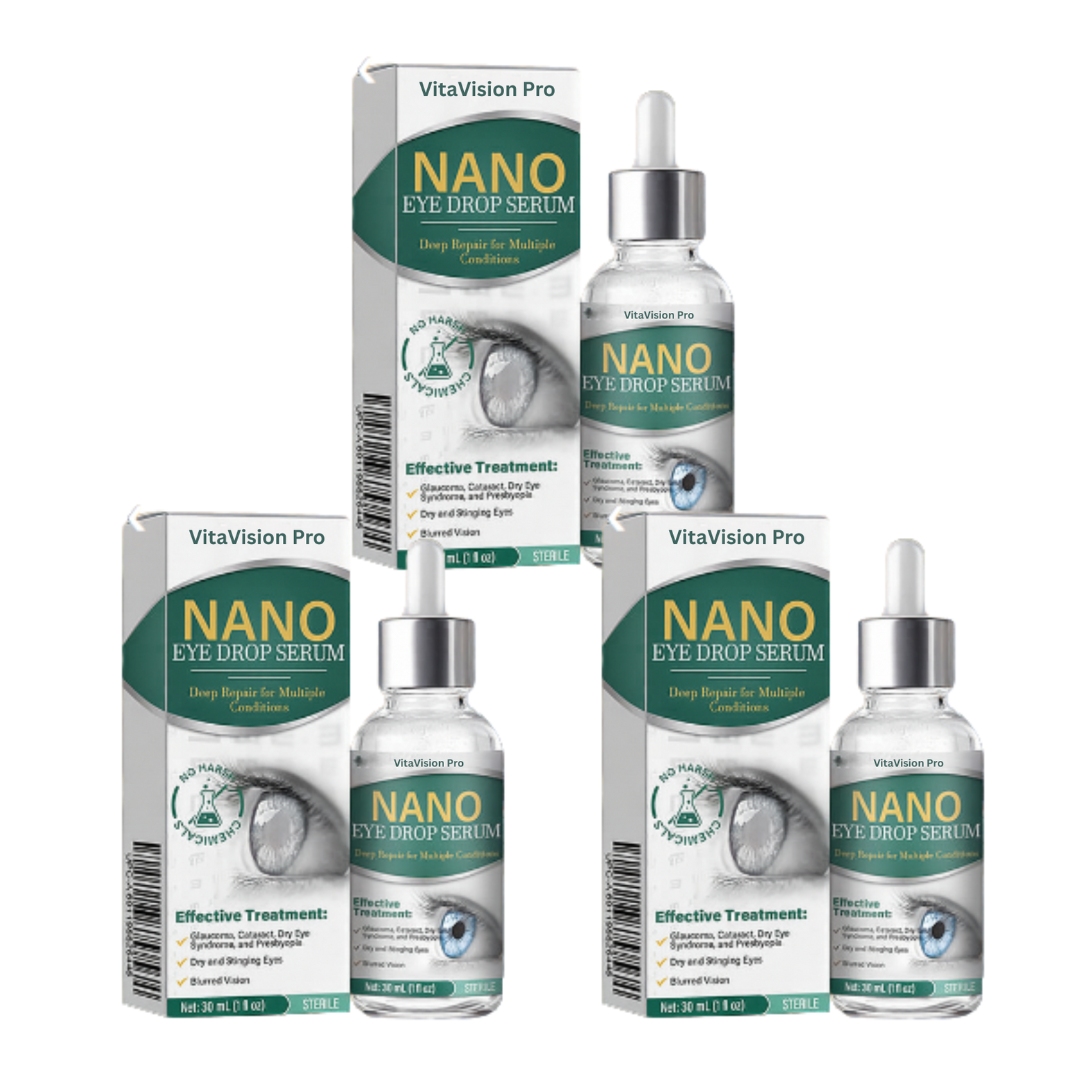 VitaVision Pro™ Nano Øjendråber – forbedrer sløret syn med 92 % på 48 timer