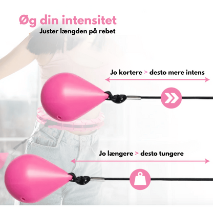 HoopFit Pro™ - Transformér din krop nemt med en stille, hurtigere og sjovere træning, der passer ind i din travle hverdag.