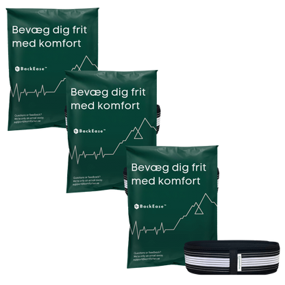 BackEase™ | Eliminér iskias, spinal stenose og lændesmerter øjeblikkeligt med dobbelt kompressionskraft!