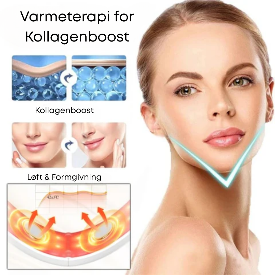 GlødForma Pro™ | Få en skarpere kæbelinje og et mere defineret ansigt med avanceret EMS teknologi!