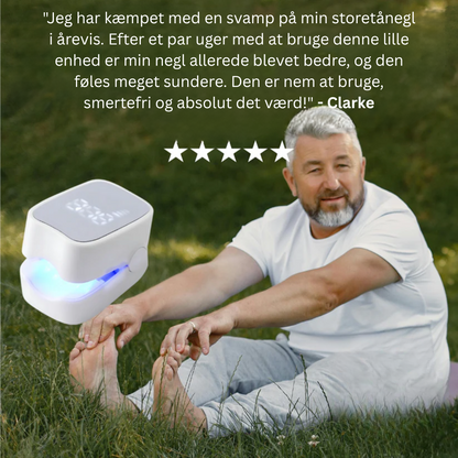 Neglura Pro™ | Fjern neglesvamp uden kemi – få rene, sunde negle med bare 7 minutters brug om dagen!
