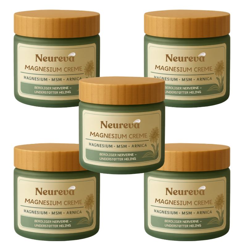 Neureva™ Magnesium Cream | Fjern 93% af nervesmerter og snurren på bare 5 minutter!