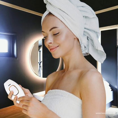 SkinLuxe IPL V2 Pro™ | Få glat og hårfri hud uden smerte og dyre behandlinger – oplev den professionelle IPL-teknologi hjemme!