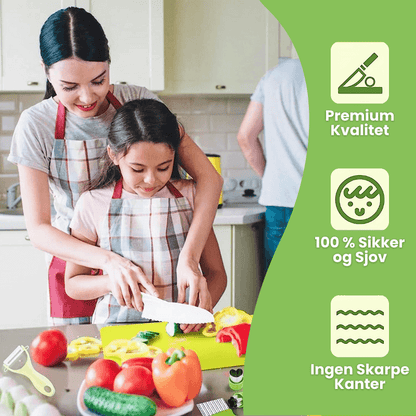 JuniorKok™ - Sikkert Køkkensæt til Børn