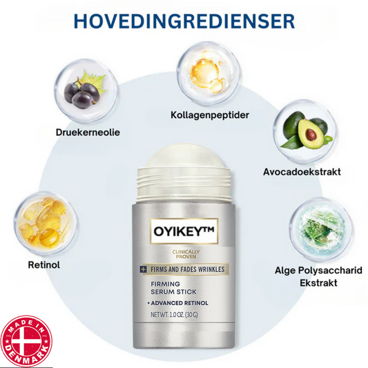 OYIKEY V2 Pro™ OPSTRAMMENDE SERUM med kollagenpeptider - Behandl rynker og slap hud effektivt!