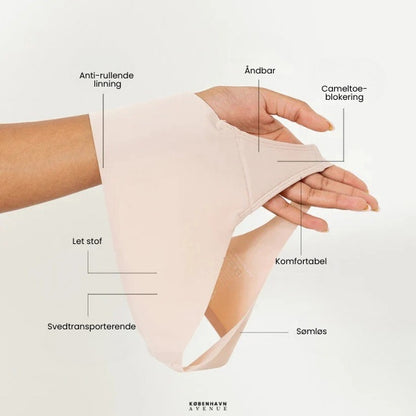 Sømløs Komfort String | Sig farvel til synlige linjer – oplev komfort og selvsikkerhed med vores usynlige camel toe string.