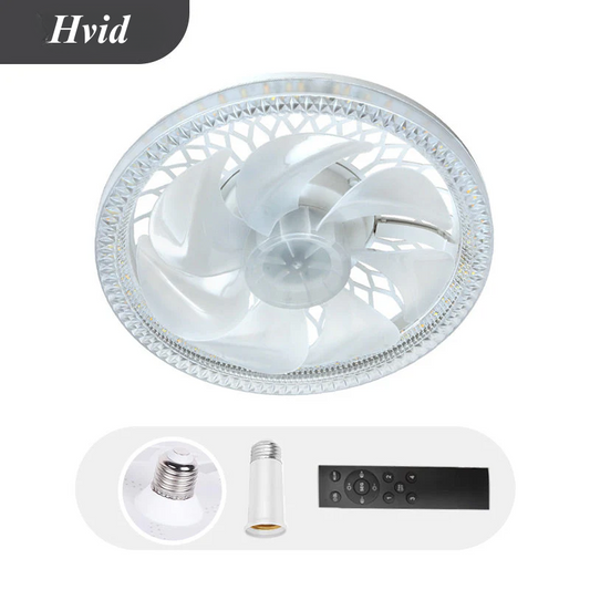 Lydløs Ventilationslampe med Fjernbetjening