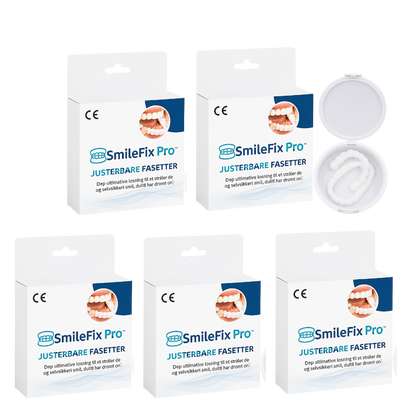 SmileFix Pro™ Tandfacader | Få flotte, hvide tænder på bare 60 sekunder!