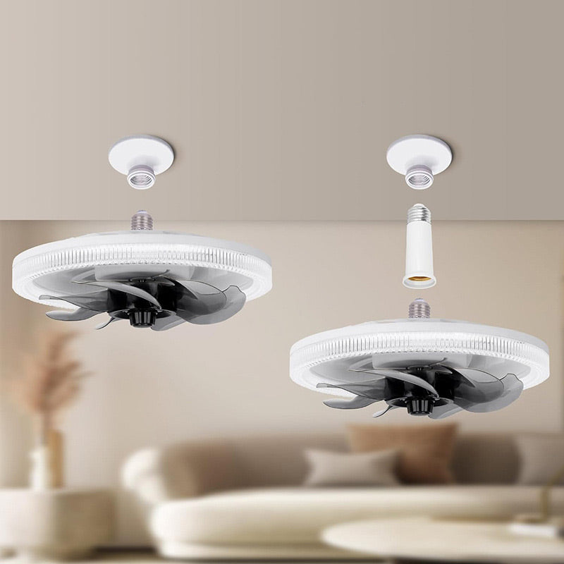 Lydløs Ventilationslampe med Fjernbetjening